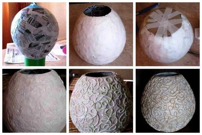 Пошаговая инструкция вазы из бумаги своими руками