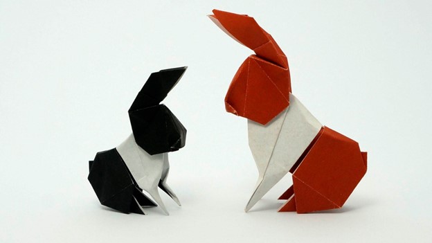 Оригами заяц: коллекция методик