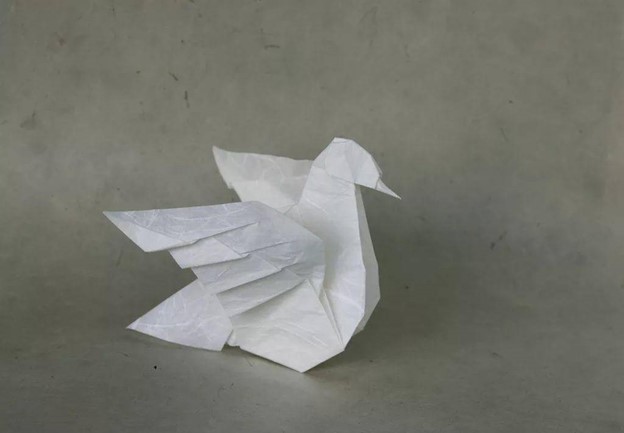 Инструкция, как сделать оригами голубя
