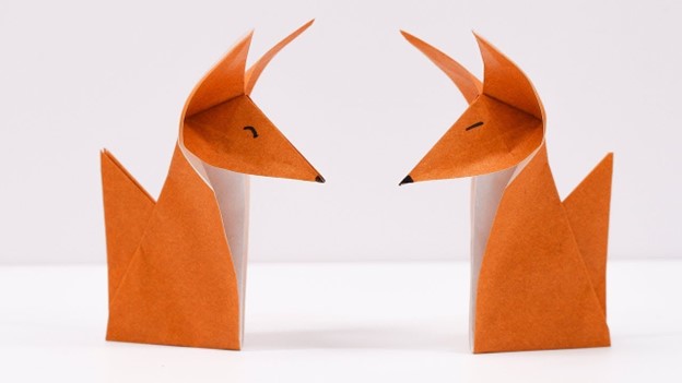 Оригами лиса: простые идеи для самых маленьких и оригинальные схемы для детей постарше + 58 фото