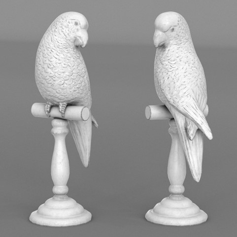 попугай на 3D-принтере