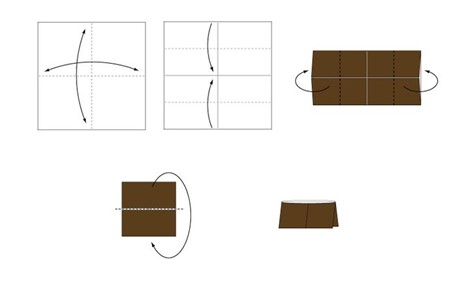 как сделать оригами кошелек для начинающих