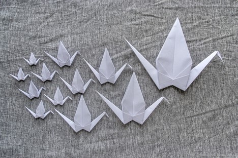 история появления фигурки оригами журавлик