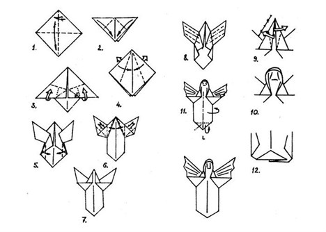 Оригами на Новый год: украшения для дома и елки своими руками с описаниями + 69 фото