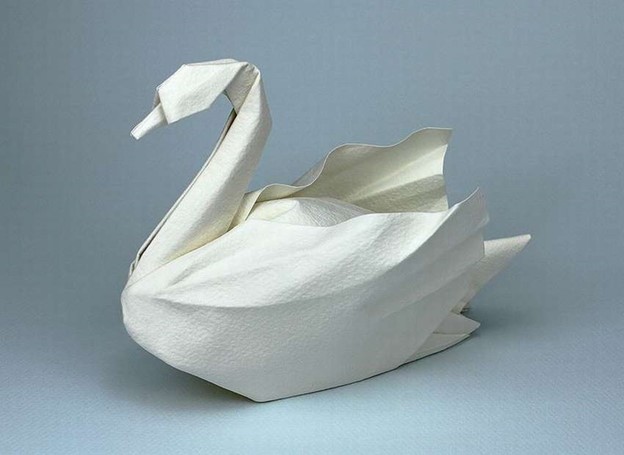 Оригами лебедь: мастер-классы по изготовлению + фото
