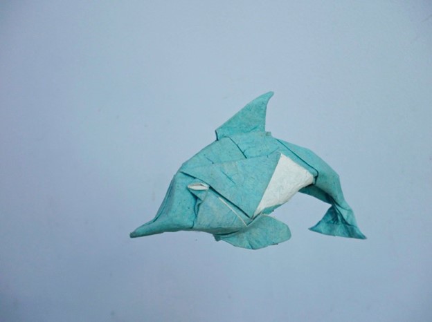 фото с оригами дельфинов