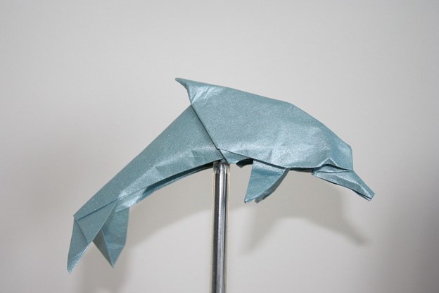 дельфин оригами